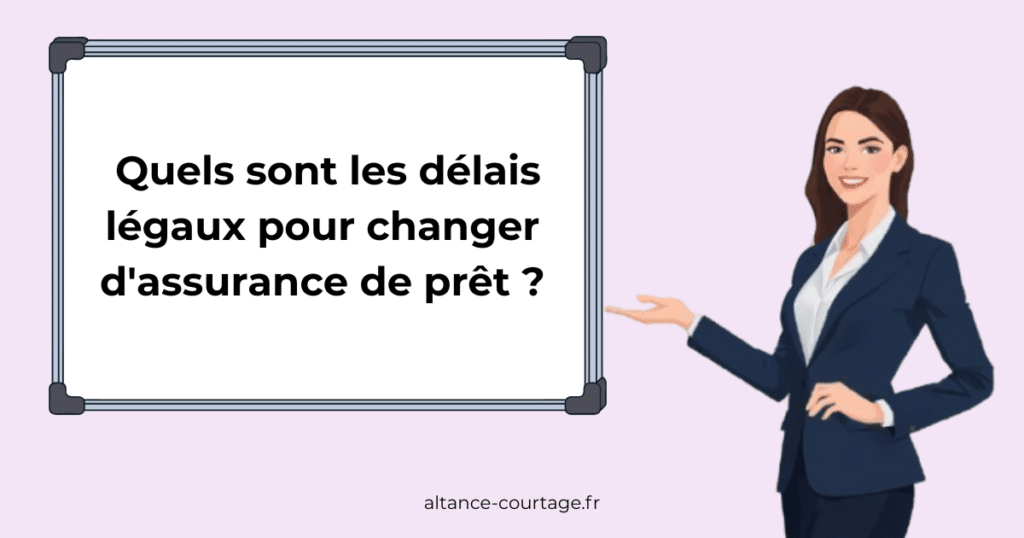 Quels sont les délais légaux pour changer d'assurance de prêt ?