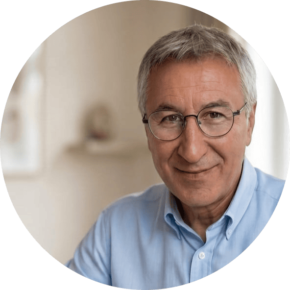 Thomas, courtier en assurance emprunteur Altance, au bureau.
