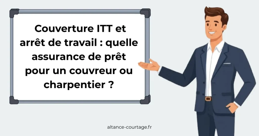 Couvreur charpentier : assurance prêt immobilier avec garantie ITT