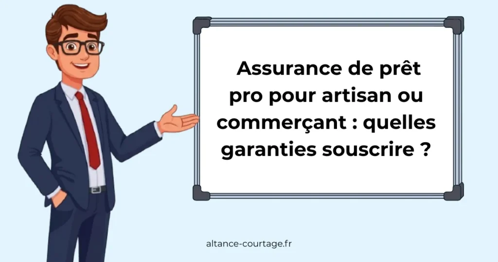 Artisan et commerçant : les garanties de leur assurance de prêt professionnel