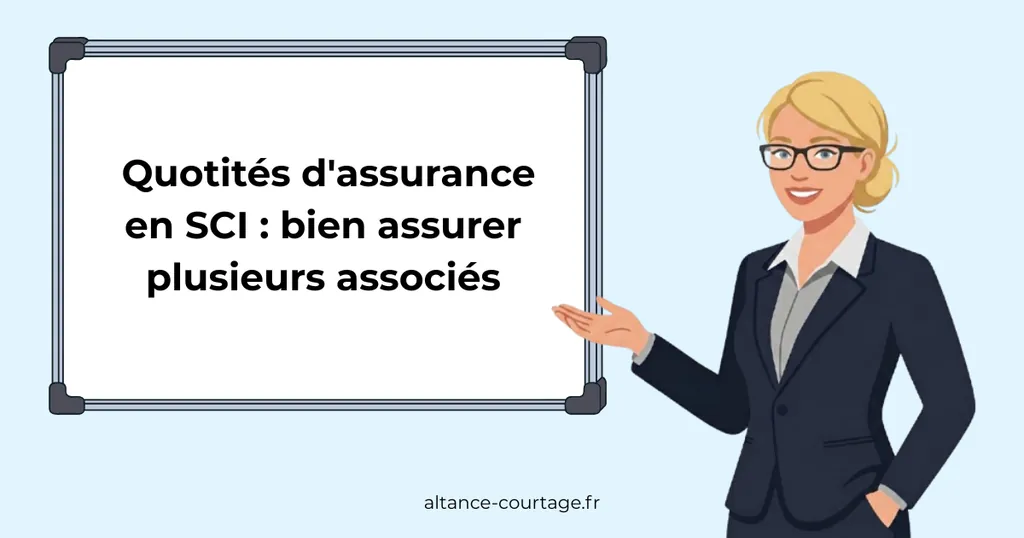 Associés de SCI : la répartition de leur quotité d'assurance de prêt
