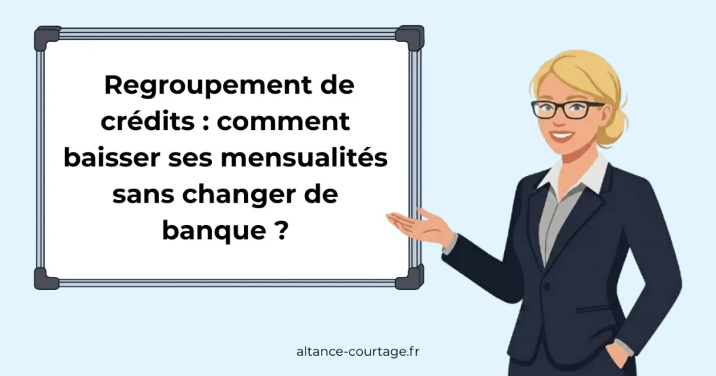regroupement de crédits pour baisser ses mensualités